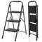 Costway 3 Step Ladder Folding Step Stool 330lbs Capacity w/ Anti-Slip Pedal & Handle